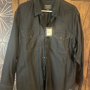 Filson Dark Navy Button-Up Shirt